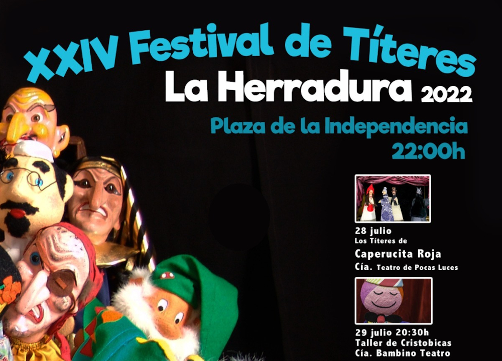 El XXIV Festival de Títeres de La Herradura se celebrará del  28 al 31 de julio