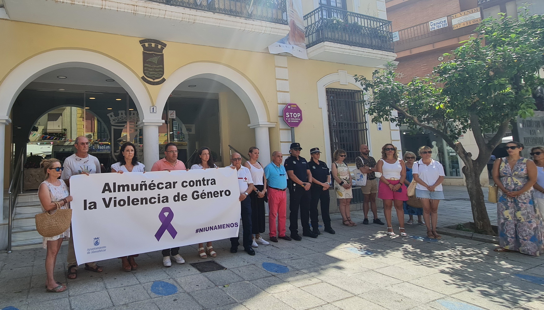 Almuñécar se concentra de nuevo este miércoles por las víctimas de Violencia de Género