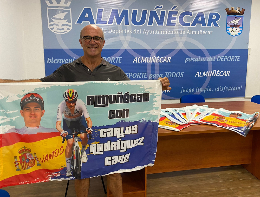 Almuñécar se prepara para recibir al ciclista sexitano Carlos Rodríguez a su paso por el municipio con 'La Vuelta'