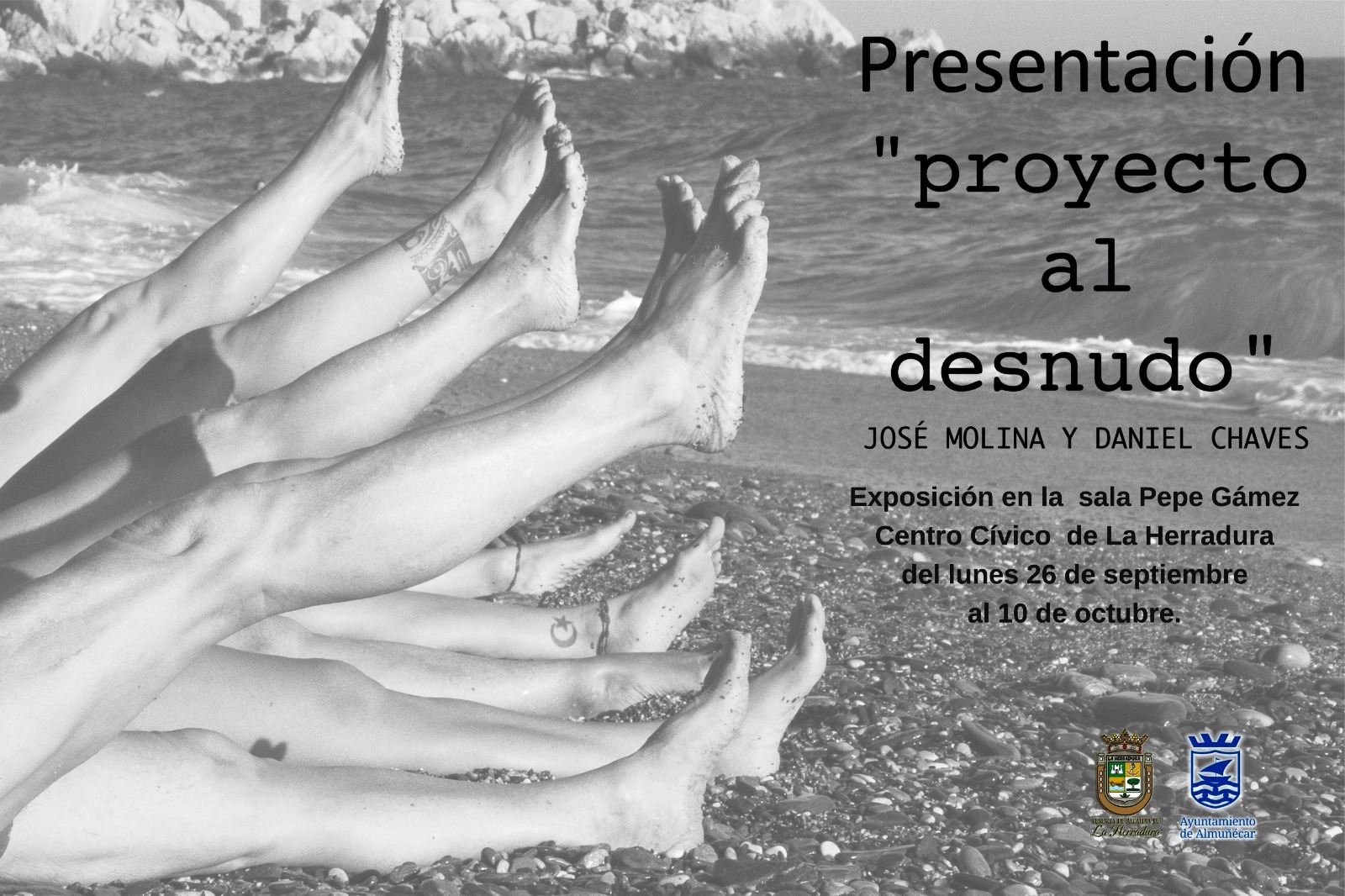 La exposición Proyecto al Desnudo de José Molina y Daniel Chaves llega a La Herradura