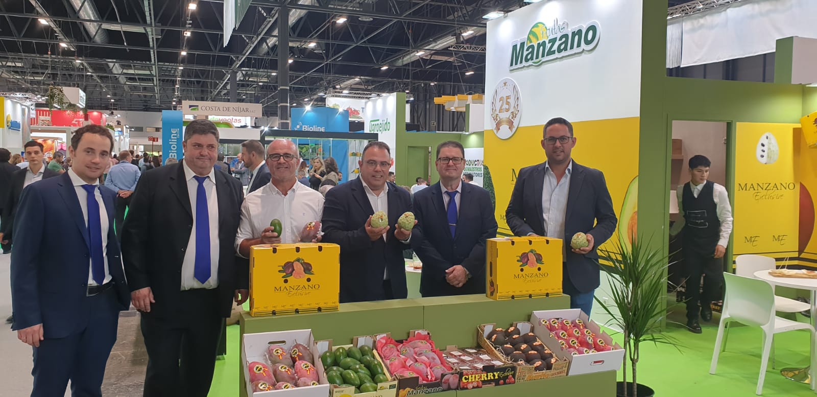 Las empresas hortofrutícolas de Almuñécar Frutas Los Cursos y Frutas Manzano, presentes en Fruit Attraction