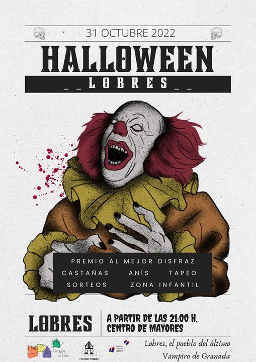 Lobres organiza una gran fiesta de Halloween durante desde el viernes al lunes.